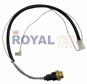 BULBO TERMOCONTACTO DE ELECTROVENTILADOR ROYALTEK  - TEMPERATURA 88/83 92/87 / AISLANTE NEGRO CABLE LARGO / FIAT 147 DUNA FIORINO SPAZIO UNO  --- OEM 5983011